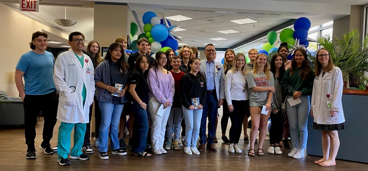 New Smyrna Beach high school students celebrate first robot