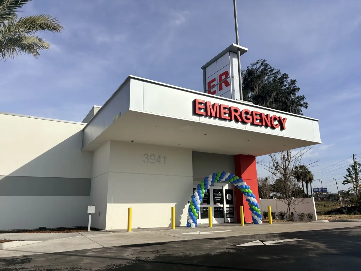 The nearly 14,000-square-foot facility features 12 exam rooms, including multiple spaces tailored for specialized needs.