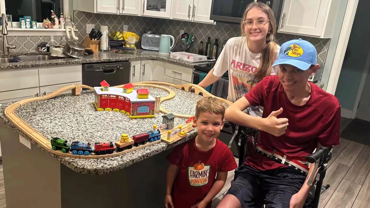 Josiah and his fiancé, DeAnna.