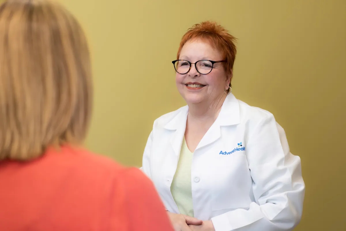 Melodi Lewis-Carvour with patient