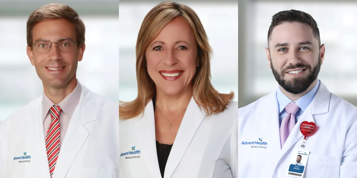 AdventHealth Medical Group adds three orthopedic surgeons, expanding access to care in Volusia County 