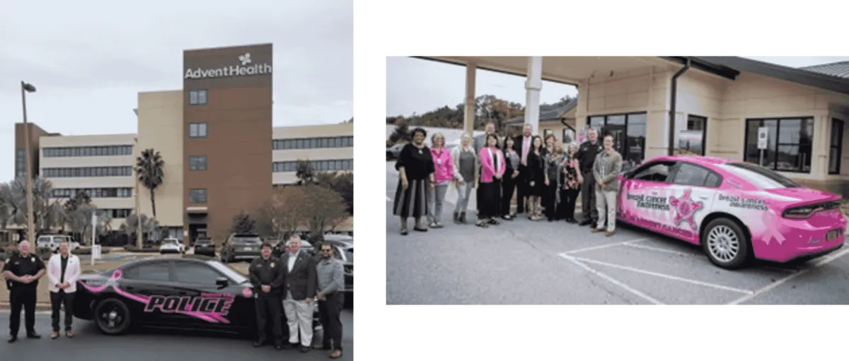 From pink porches to pink newspapers, community events served to highlight the monthlong recognition.