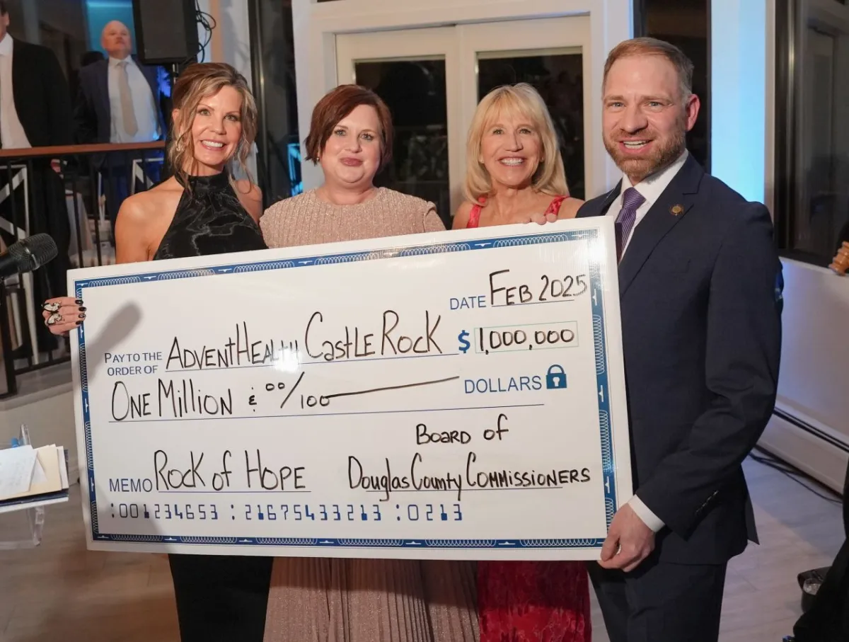 Rock of Hope Gala Check