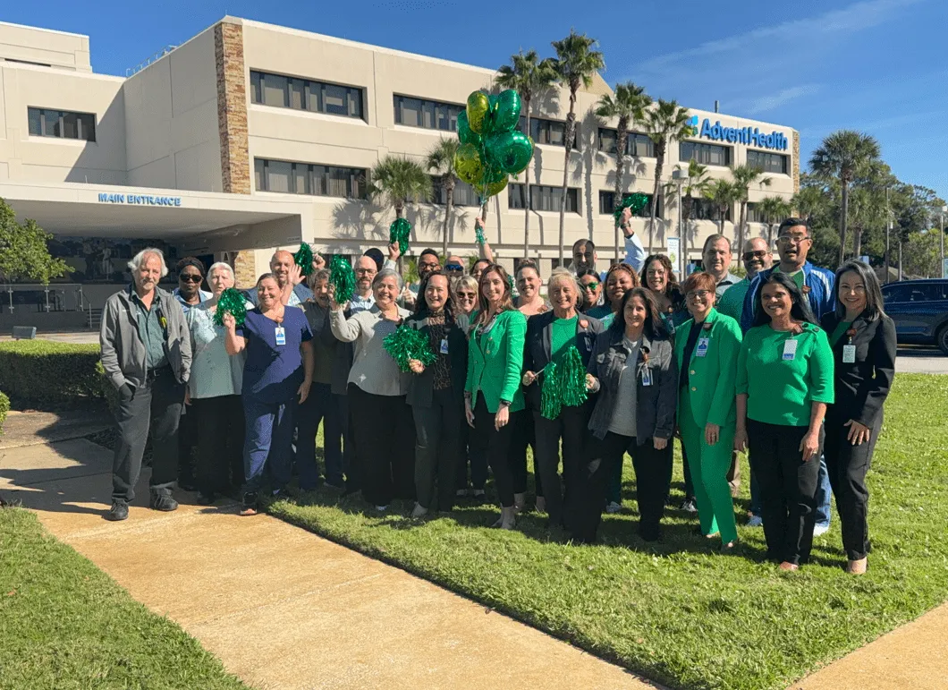 AdventHealth DeLand celebrating 22 straight As from Leapfrog