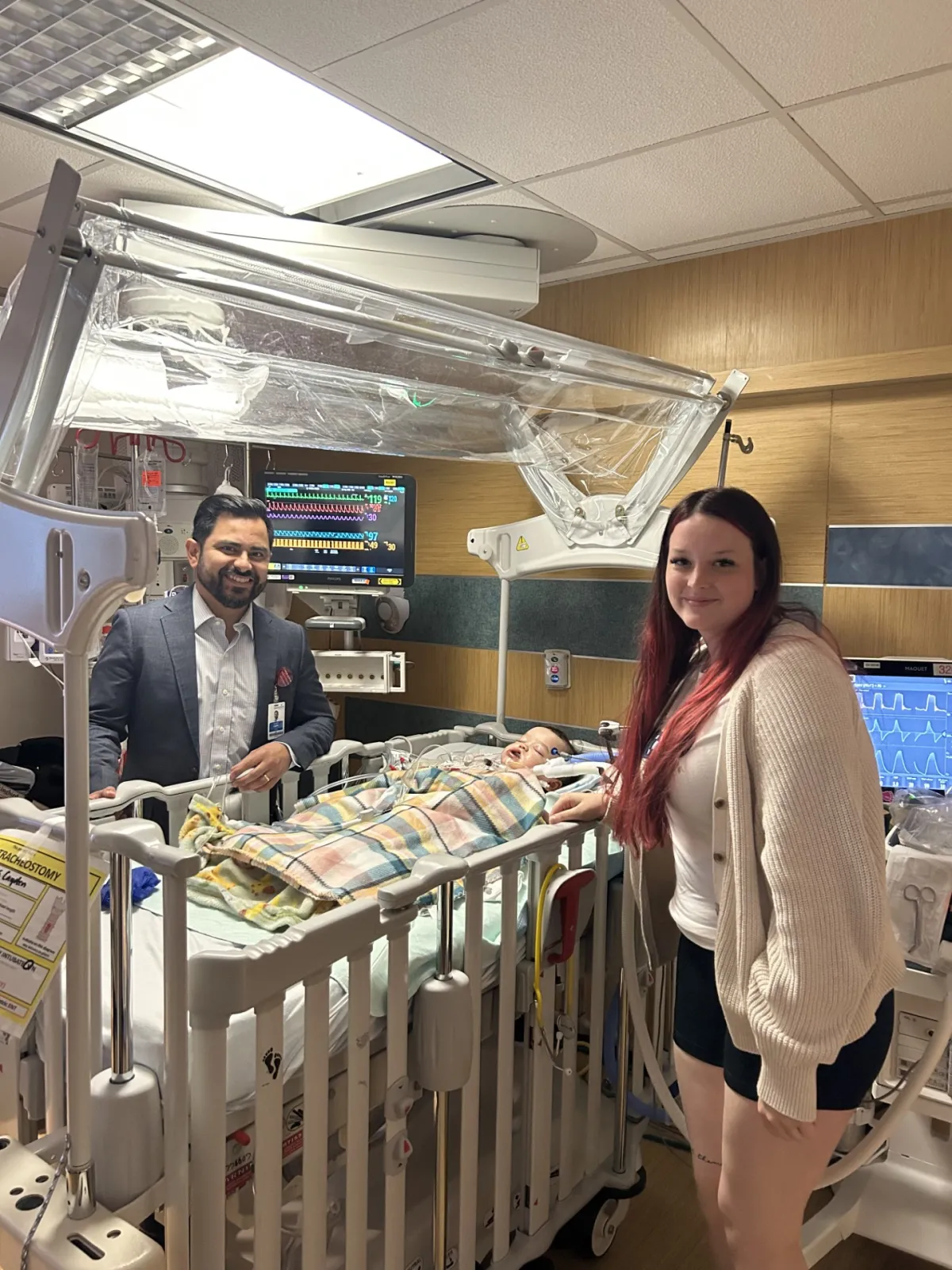 Dr Lopez with Caden and Mom