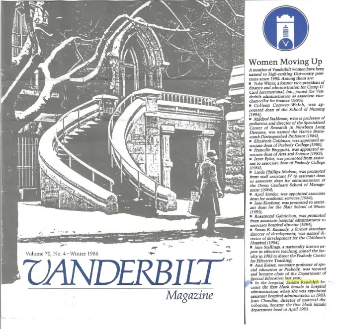 Vanderbilt Women Moving Up