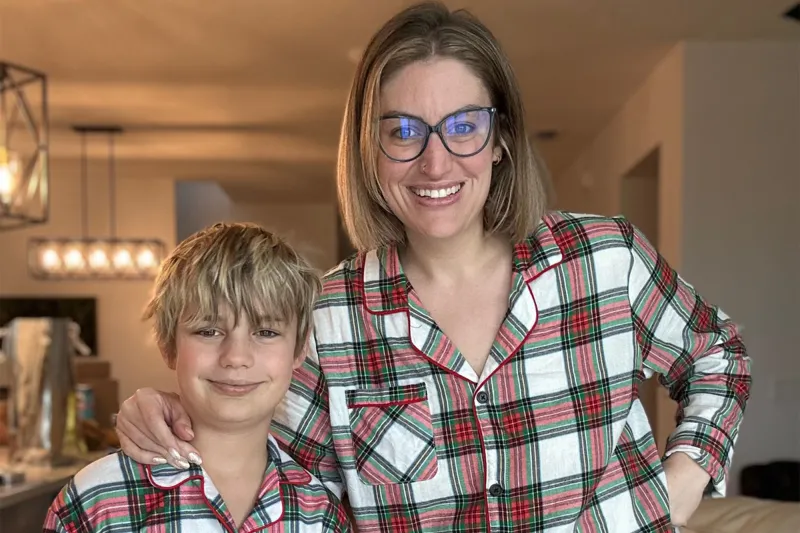 Stephanie Brown After Treatment with Her Son