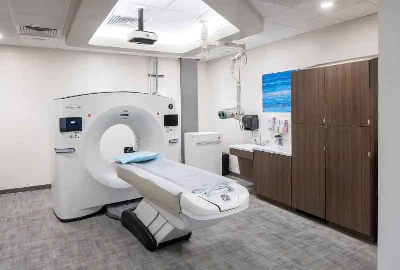 CAT Scan machine at AdventHealth Care Pavilion New Tampa.