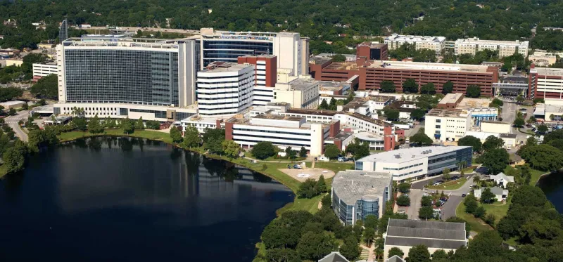 A bird-eyes view of Orlando's corporate university in Orlando, Florida