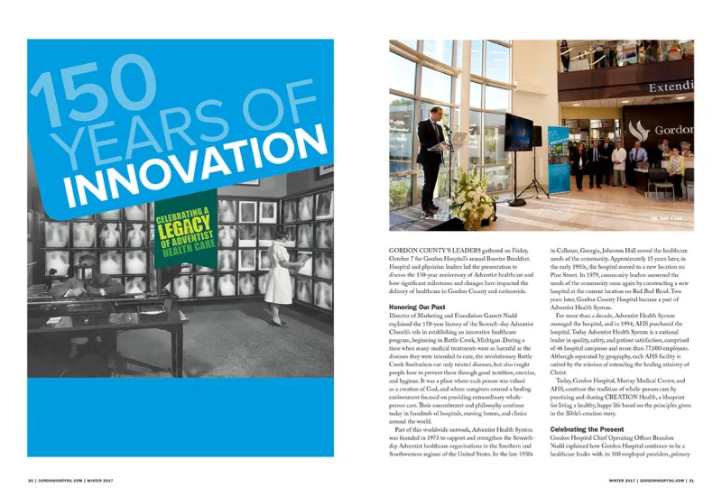 preview of robotic surgery article from winter 2017 northwest georgia health magazine