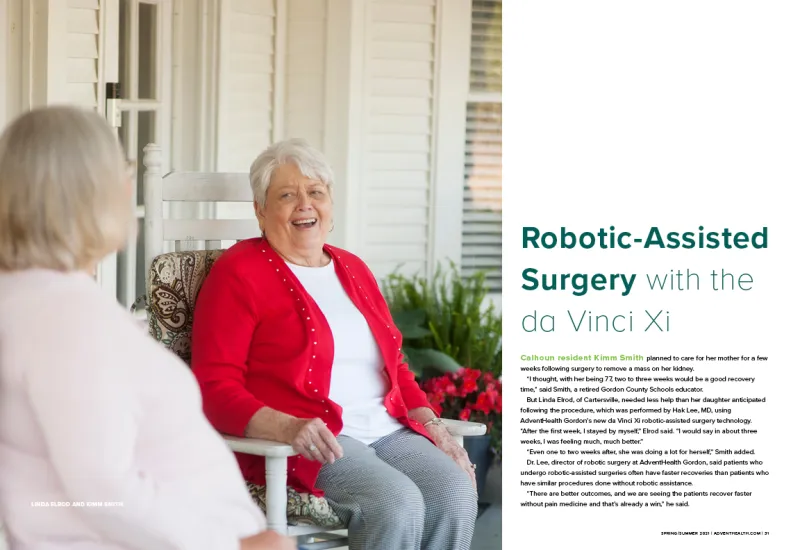 preview of patient testimonial from summer 2021 northwest georgia health magazine