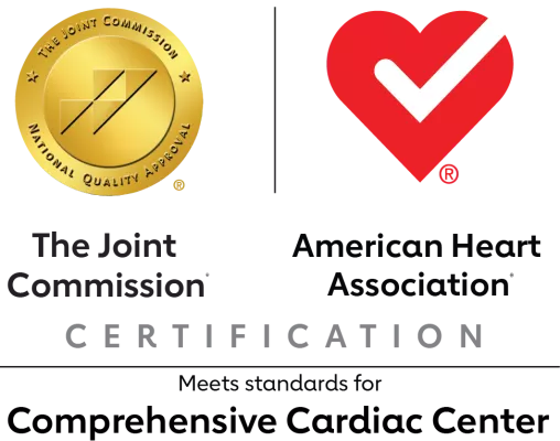 Comprehensive Cardiac Center Certification from The Joint Commission and the American Heart Association