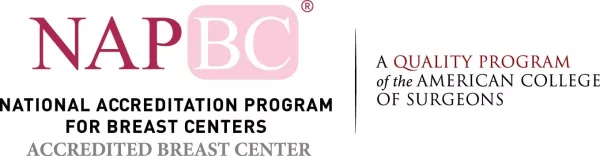 Accreditation by the National Accreditation Program for Breast Centers (NAPBC).