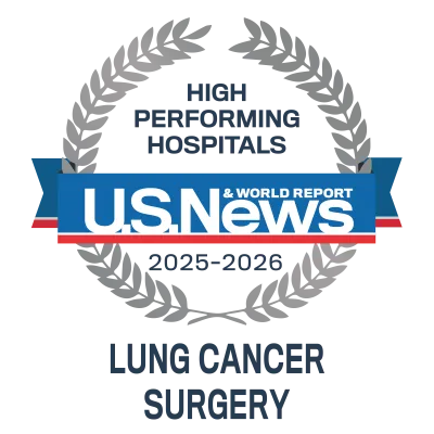 US News 2025-2026 High Performing Lung Cancer Surgery